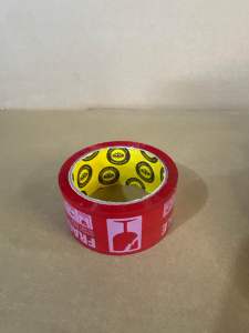 Fragile Tape (High Quality ) Permanent Print Sold per Pc (ANY BRAND)
