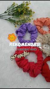 Bandana Scrunchie Anak | Bandana Bayi dan Anak | Bando Lucu | BISA C.O.D
