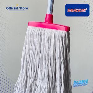 DRAGON Mop Pel P18 Benang Alat Pel Lantai 110 cm Pembersih Lantai Cleaning Mop Serbaguna MP213 Warna Random