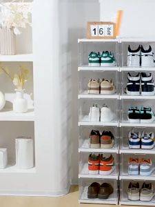 Large Shoe Box Can Fit Two Low Cut Women Shoes Can Use As Storage Organizer For Accessories Toiletries