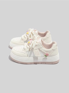 Adorable Original Womens Sneakers 2025 Autumn New Style Thick Bottom Versatile Student Sports Flat Shoes Casual Mesh Inner