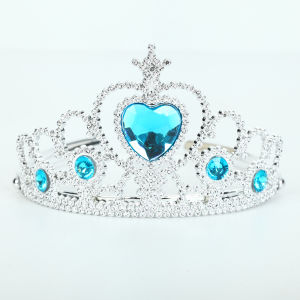 Princess Crown Headwear Childrens Performance Headgear Kindergarten Girl Child Crown Accessory Love Elsa Girl Hairband