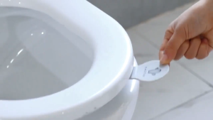 Portable Self-adhesive Toilet Lid Lifter Nordic Style Closestool Seat Cover Lift Handle Bathroom Supplies