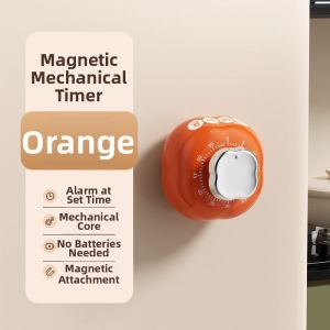 Kitchen Timer Mechanical Clock Magnet Refrigerator Countdown Reminder