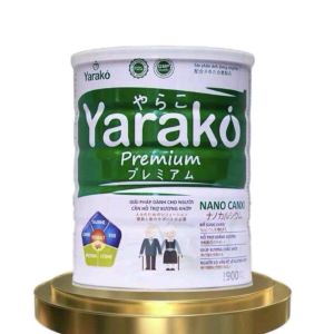 Yarako Sữa Bột Premium Nano Canxi 900g - Bổ Sung Canxi Dành Cho Người Nguy Cơ Thoái Hóa & Loãng Xương - HT Xương Khớp - Chất Lượng Chính Hãng FDA Hoa Kỳ