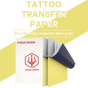 10/30/50/100Pcs POSEIDON Tattoo Transfer Paper Tattoo Stencil Paper Copy Paper Thermal Paper for Tattoo Transfer Machine