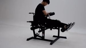 Leg Thigh Muscle Trainer Lower Limb Strength Training Sitting Lying Posture Extension Quadricep Professional