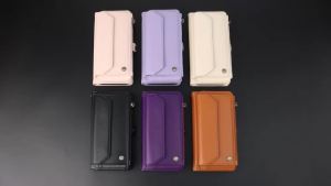 Faux Leather Phone Case for Samsung Galaxy A32 A31 A23 A22 A21s A15 A14 A13 A12 A03 with Card Pockets & Wrist Strap Phone Cover