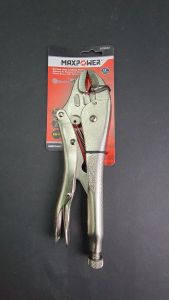 Curved Jaw Locking Plier Maxpower Brand in various sizes. unique curved jaw shape that provides a strong secure grip