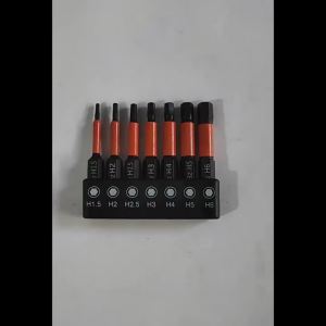Đầu Vặn Vít Lục Giác Đơn H1.5-H10 Thép S2 Từ Tính 50L-100L Dùng Cho Máy Vặn Vít Khí Nén Khoan Gỗ Kim Loại