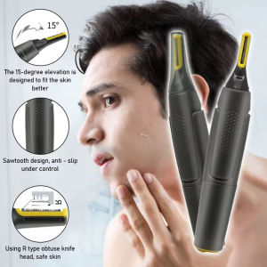 Waterproof Nose Hair Trimmer Electric Rechargeable Nose Trimmer Men Shaver Razor Women Epilator Trimmer