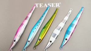 TEASER J133 60G/80G Deep sea slow-shake iron plate bait boat fishing with fast-sinking lead fish and tuna sea fishing