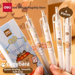 deli | Quick Drying Smooth Study Exam Pen 0.5mm Black