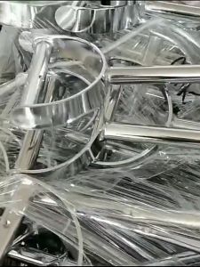 ออกกำลังกาย Double handle lat pulldown bar ยาว 28 นิ้ว อุปกรณ์เล่นกับเคเบิล cable attachments