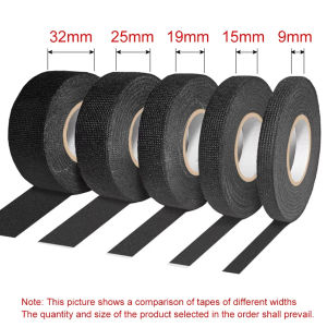 Automotive Cloth Electrical Tape Insulating Heat Resistant Waterproof Soundproof Wiring Harness Tape for Car Wire Protection