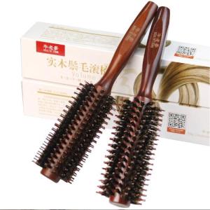 NIULAODIE | Puffing & Styling Round Wooden Comb