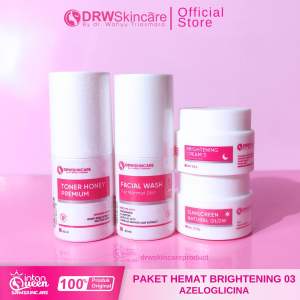 Drw Skincare Paket Hemat Brightening 01 Licorice Flek Hitam
