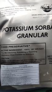 Phụ gia bảo quản - Kali Sorbate - Bao 500g