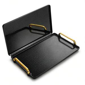 Luxury Style Tea Tray for Home Cup Placement Large Plastic