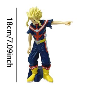 Bandai | 18cm Boku No Hero Academia Anime All Might Action Figure Midoriya Izuku/Bakugo Katsuki Figurine PVC Collection Model Toy