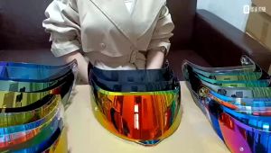 YM-611 FF795 FF805 Visor Lens Motorcycle Helmet Flash Visor For Full Face Helmet EVO GSX-3000 SEC lens