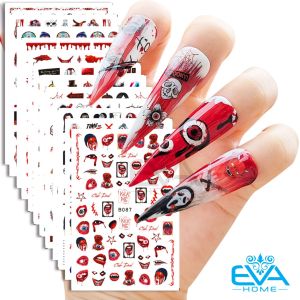 Nail Sticker Dán Móng Tay 3D Dạng Decal Trang Trí Lễ Hội Ma Quỷ Halloween B858687