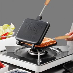 Cetakan Kue Waffle Maker PAN Taiyaki Anti Lengket Cetakan Taiyaki Waffle Taiyaki Maker Baking Mold Teflon Anti Lengket Cetakan Taiyaki Teflon Marble