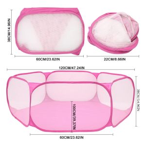 Thú Cưng Di Động Thảm Chơi Cho Chó Mèo Thoáng Khí Gấp Hàng Rào Lồng Lều Ngoài Trời Chó Con Khu Vực Chơi Cho Động Vật Nhỏ Như Hamster Và Nhím