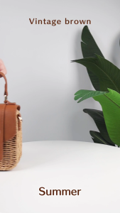 RACHEL SMITH Summer Woven Crossbody Sling Bag