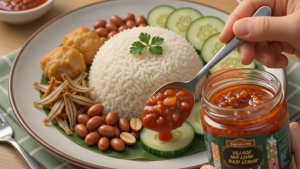 Signatures Village Park Nasi Lemak Sambal Red Spicy Sauce Jar