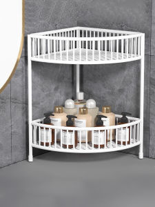 QINQI | Triangular Corner Bathroom Vanity Storage Shelf