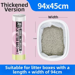 7o | Heavy Duty Convenient Disposable Cat Litter Bag