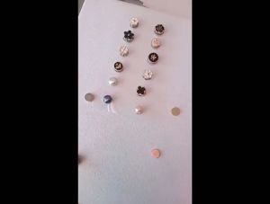 Kerongsang Magnet Brooch Muslim Hijab Brooch Shawl Tudung Bahu Kebaya Viral Cantik10mm