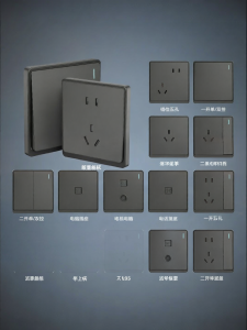 CHNT | Wall Mounted 86 Type USB Single Switch 5-Outlet Socket 16A