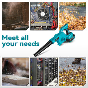 6 Gears Brushless High Powerful Electric Blower 2model makita 1000W 2 In 1 Blowing& Suction Leaf Dust Collector Turbo Blower Garden Household Dust Cleaning Blower Power Tools For 18V Makita Battery