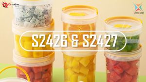 Oxihom S2427 Toples Plastik Bening Tempat Bumbu Dapur Kotak Penyimpanan\nOxihom S2426 Toples Plastik Bening Tempat Bumbu Dapur Kotak Penyimpanan