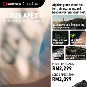 [New] COROS Apex 4 Ultimate Mountain Watch | Alphine-grade | Global Maps | 24 days + 65hrs of GPS | Sync to Strava