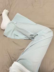 Quần Dài Nylon Nhanh Khô Cho Nam Mùa Hè Mỏng Ống Rộng Quần Dài Ống Đứng Phong Cách Mỹ Cổ Điển Quần Dài Thường Ngày