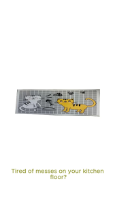 GELAREH Carpet Floor Mat for Kitchen Bathroom Bedroom Living Room