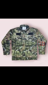 JAKET ABG TENTARA HIJAU LORENG MULTICAM / ARMY CAMO TACTICAL / TNI ABRI MULTICAMP