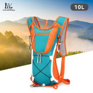 LouisWill Fashion Cycling Backpack 10L Outdoor Bicycle Riding Water Bag Hiking Backpack Riding Backpack Ultralight Bicycle Backpack Outdoor Water-repellent Bicycle Riding Optional Water Bag