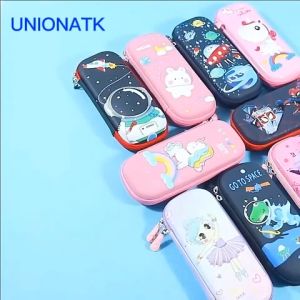 Kotak Pensil 3D Bahan EVA Anti Air - Kotak Pensil Anak Import Karakter Lucu