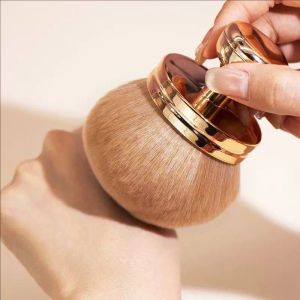 Large Head Mushroom Brush Nails Art Dust Cleaning Brush Loose Powder Make Up Brush Accessories Tools
