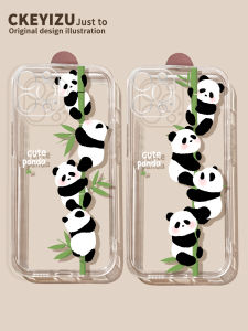 Ốp Lưng Silicon Mềm Hình Gấu Trúc Dễ Thương Bảo Vệ Toàn Diện Cho Apple 14 15 17 pro Max 16 plus IP12 Chống Rơi IP11 pro