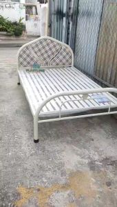 Giường Sắt Giá Rẻ đủ kích thước 80cm 1m 1m2 1m4 1m6 giá rẻ tại xưởng HCMBình Dương Biên Hòa