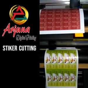 Cetak Stiker Label Transparan / Label Makanan Transparan Anti Air