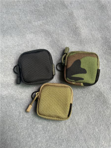 Fashionable New Portable Mini Coin Purse U-Disk Storage Bag Key Card Holder Oxford Spinning Material for Youth Men and Women