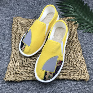 Beijing Style Handmade Low Cut Work Shoes Breathable Anti Odor Driving Shoes for Men in Spring Summer Casual Cotton Shoes