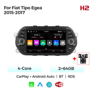 NaviFly Android15 Multimedia Player For Fiat Tipo Egea 2015-2017 Wireless CarPlay Android Auto Car Radio GPS Navigation FM WIFI