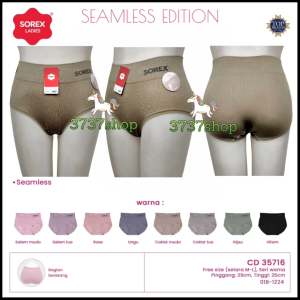 SOREX CD 35716 - CELANA DALAM WANITA RAJUT SEAMLESS